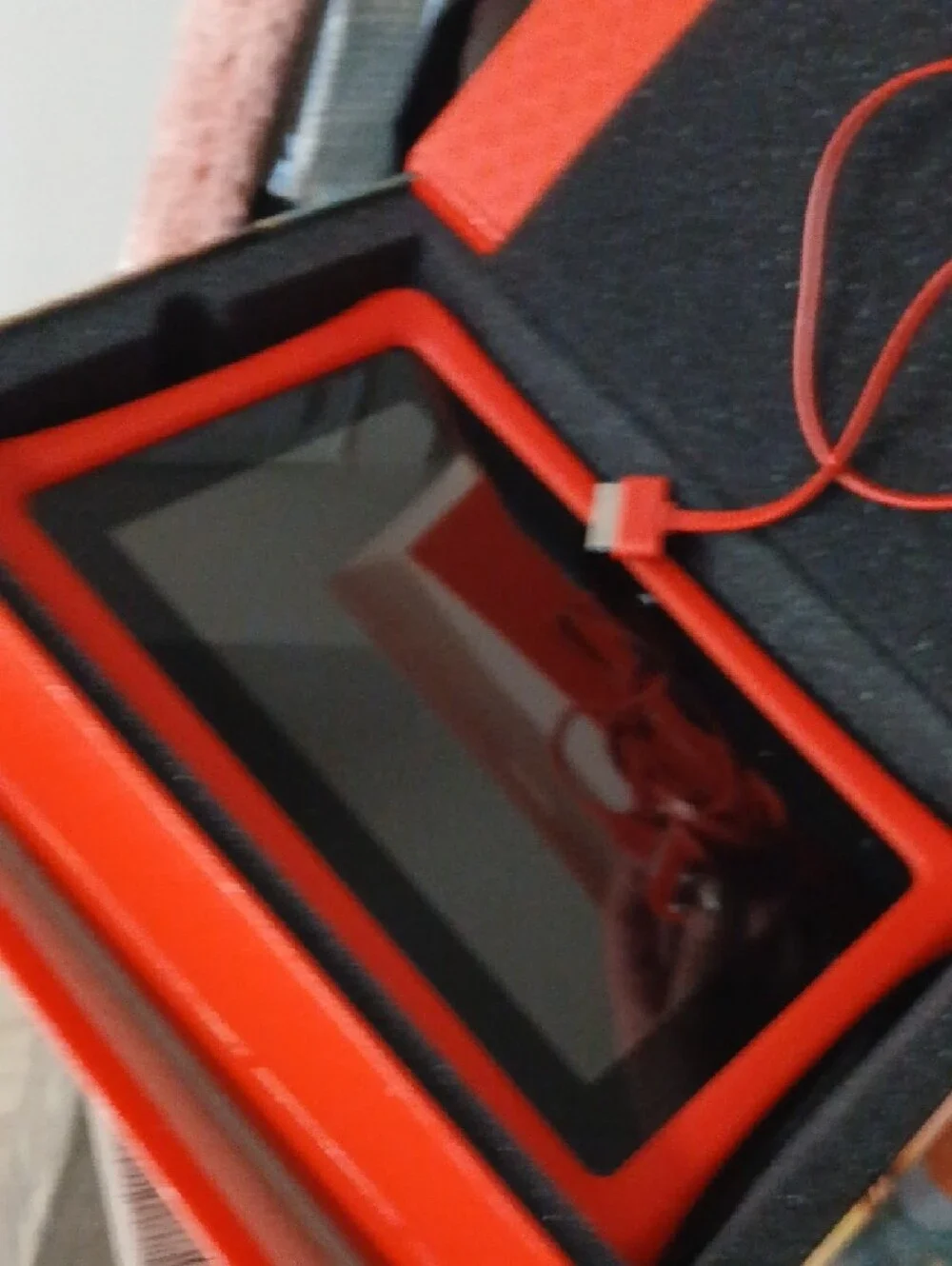 Nabi Tablet with Protective Red Case - Brand Unspecified